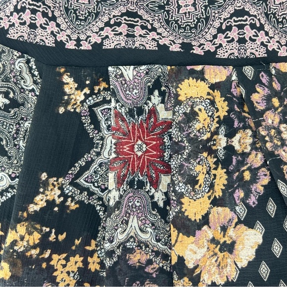 Free People Seven Wonders Dress Size Small Mini Open Back Black - Picture 8 of 9